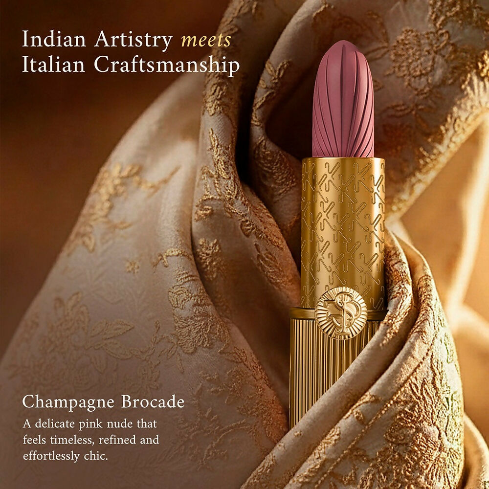 Kay Beauty x Falguni Shane Peacock Luxe Matte Lipstick - Champagne Brocade | Grocsy