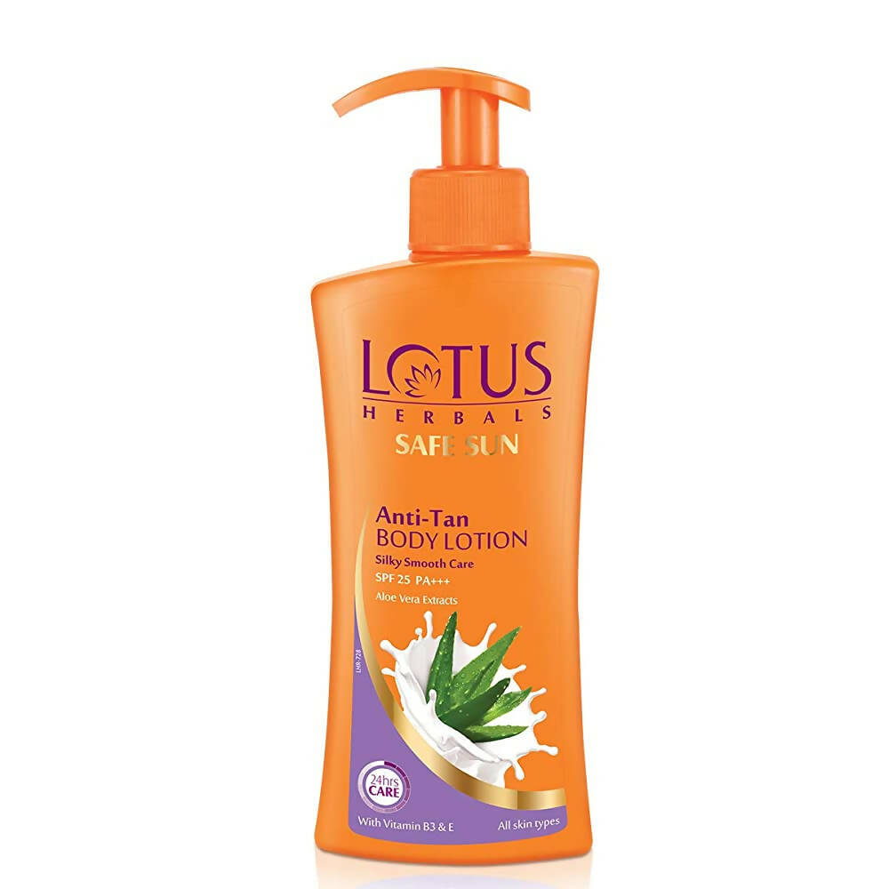 Lotus Herbals Safe Sun Anti-Tan Body Lotion SPF 25 PA+++ | Grocsy