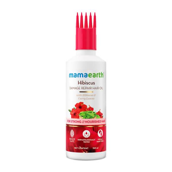 Mamaearth Hibiscus Damage Repair Hair Oil | Grocsy