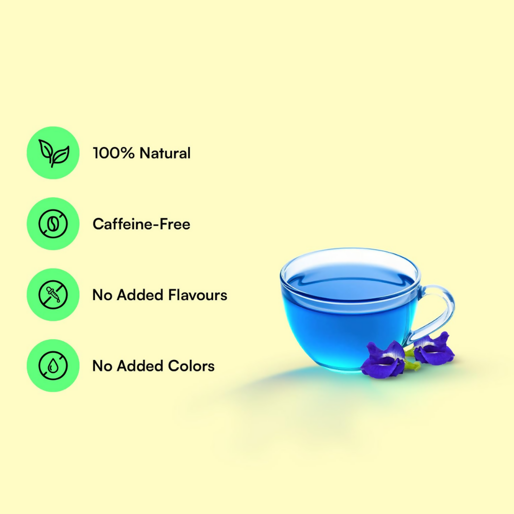 Udyan Tea Blue Pea Herbal Tea | Grocsy