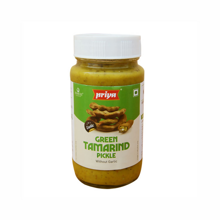 Priya Green Tamarind Pickle Without Garlic | Grocsy