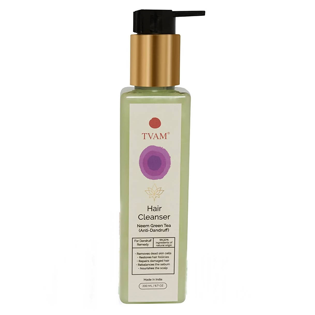 Tvam Neem & Green Tea Anti-Dandruff Hair Cleanser | Grocsy