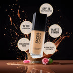Faces Canada Flawless Matte Foundation - Rich Ivory | Grocsy