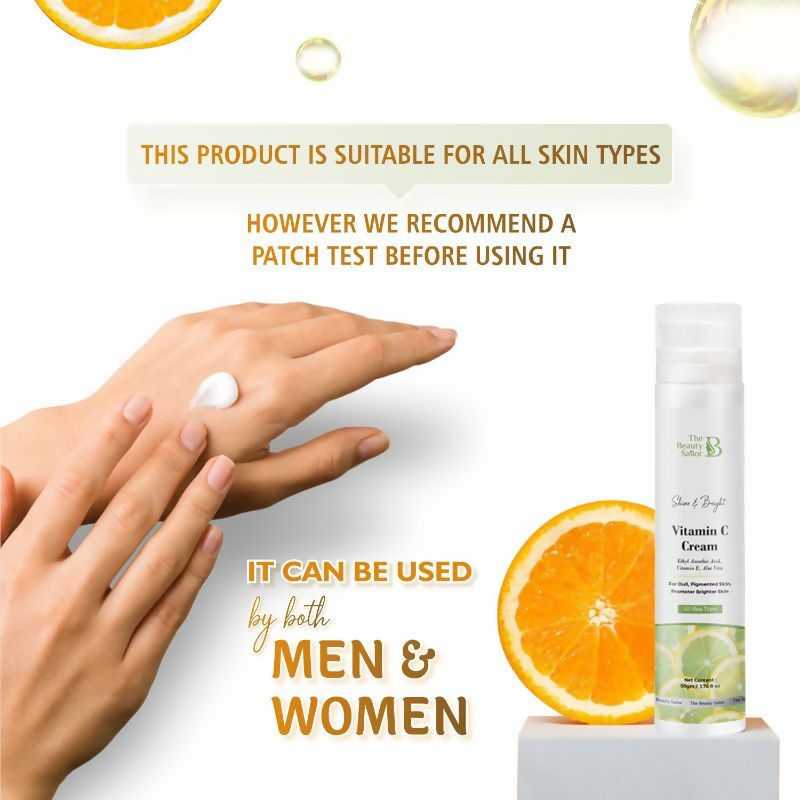The Beauty Sailor Shine & Bright Vitamin C Cream For All Skin Types | Grocsy