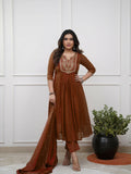The52 Women's Beautiful Cotton Fabric Embroidery Work Straight Kurta Pant and Dupatta Set | Grocsy