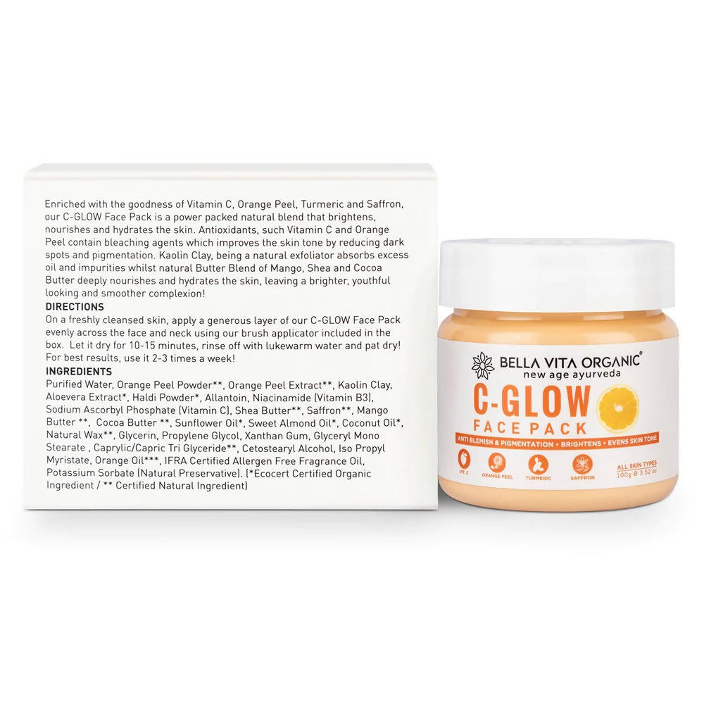 Bella Vita Organic C - Glow Face Pack | Grocsy