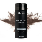 Gleva Hair Hair Building Fibers Hair Powder Thickener - Black | Grocsy