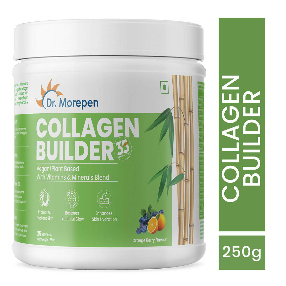 Dr. Morepen Natural Collagen Builder - Orange Berry Flavour | Grocsy