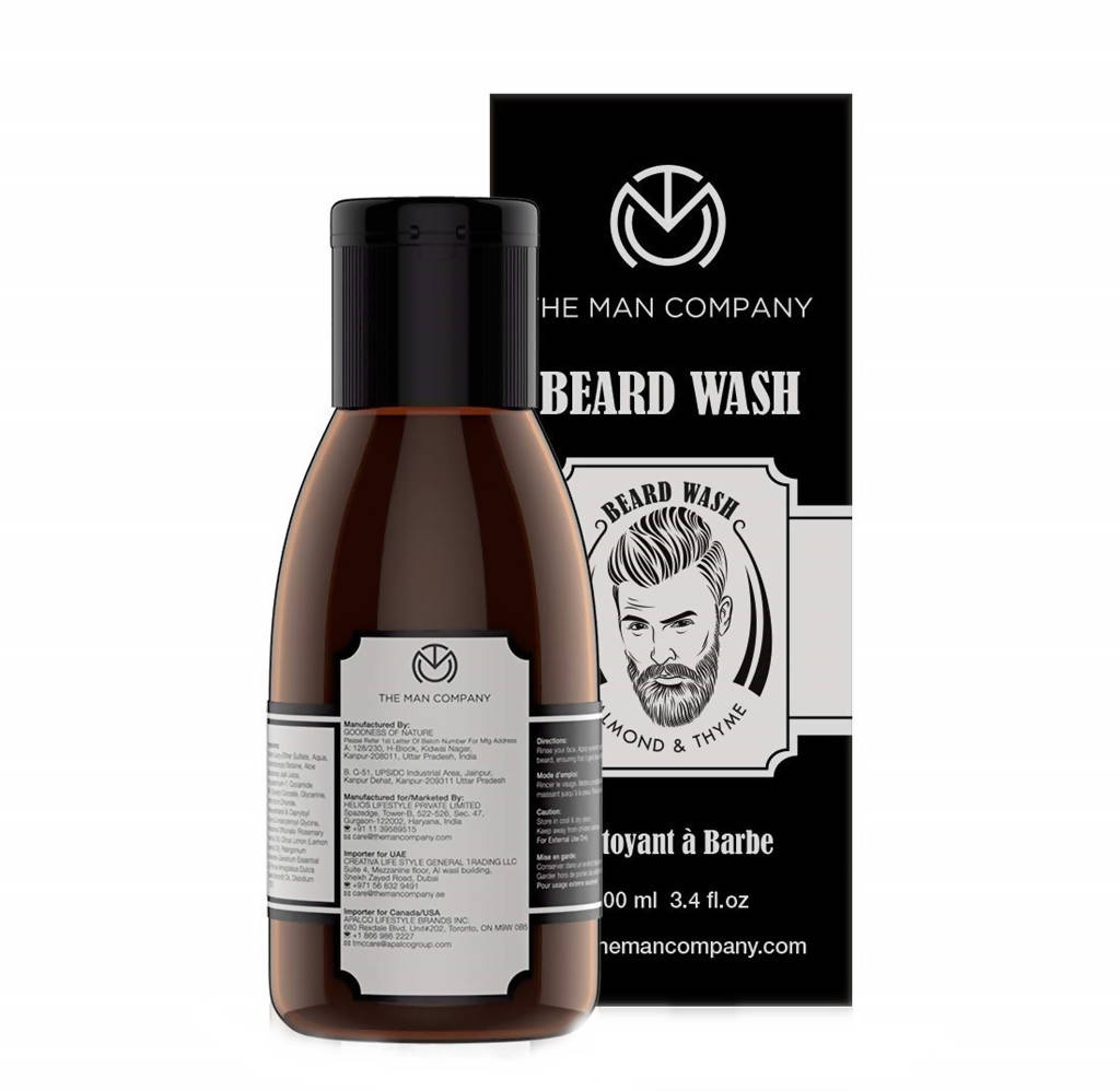 The Man Company Beard Wash With Almond & Thyme | Grocsy