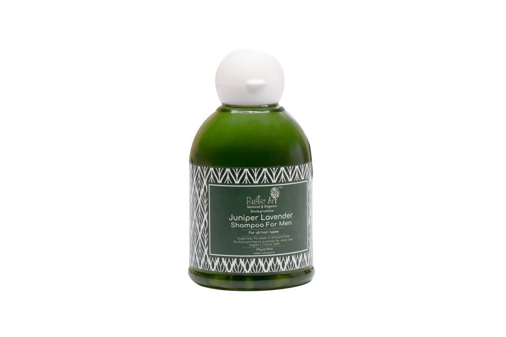 Rustic Art Juniper Lavender Shampoo for Men | Grocsy