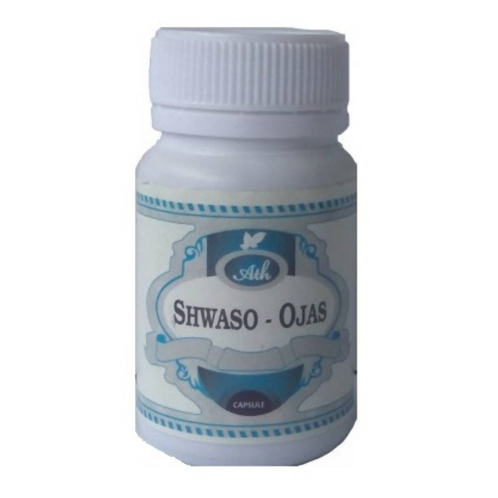 Ath Ayurdhamah Shwaso Ojas Capsules | Grocsy