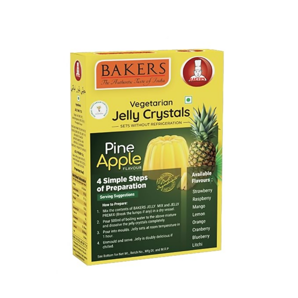 BAKERS Jelly Crystals - Pineapple | Grocsy