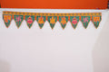 Kundan HandiKrafts Cloth Leaf Thoranna (God) | Grocsy