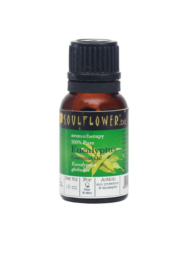 Soulflower Aromatherapy Pure Eucalyptus Essential Oil | Grocsy