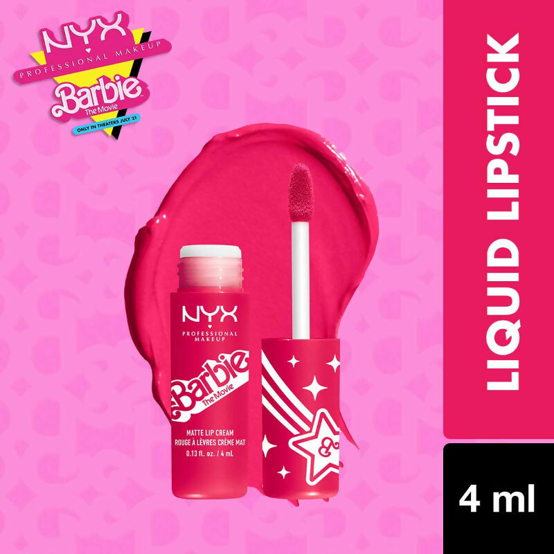 NYX Professional Makeup Barbie Smooth Whip Lip Cream - 01 Dreamhouse Pink | Grocsy