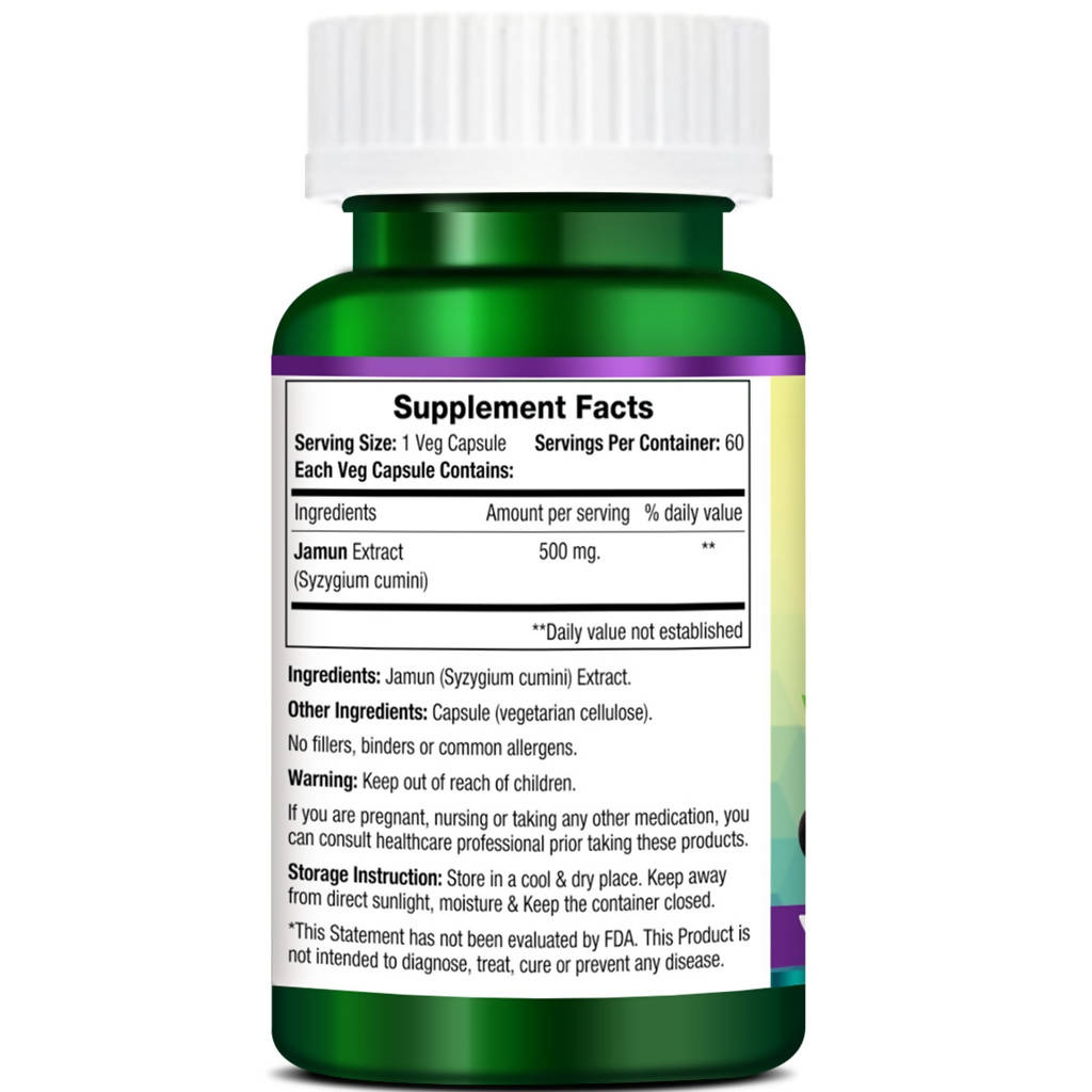 Morpheme Remedies Jamun Capsules | Grocsy