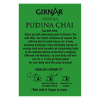 Girnar Black Tea Bags - Pudina | Grocsy