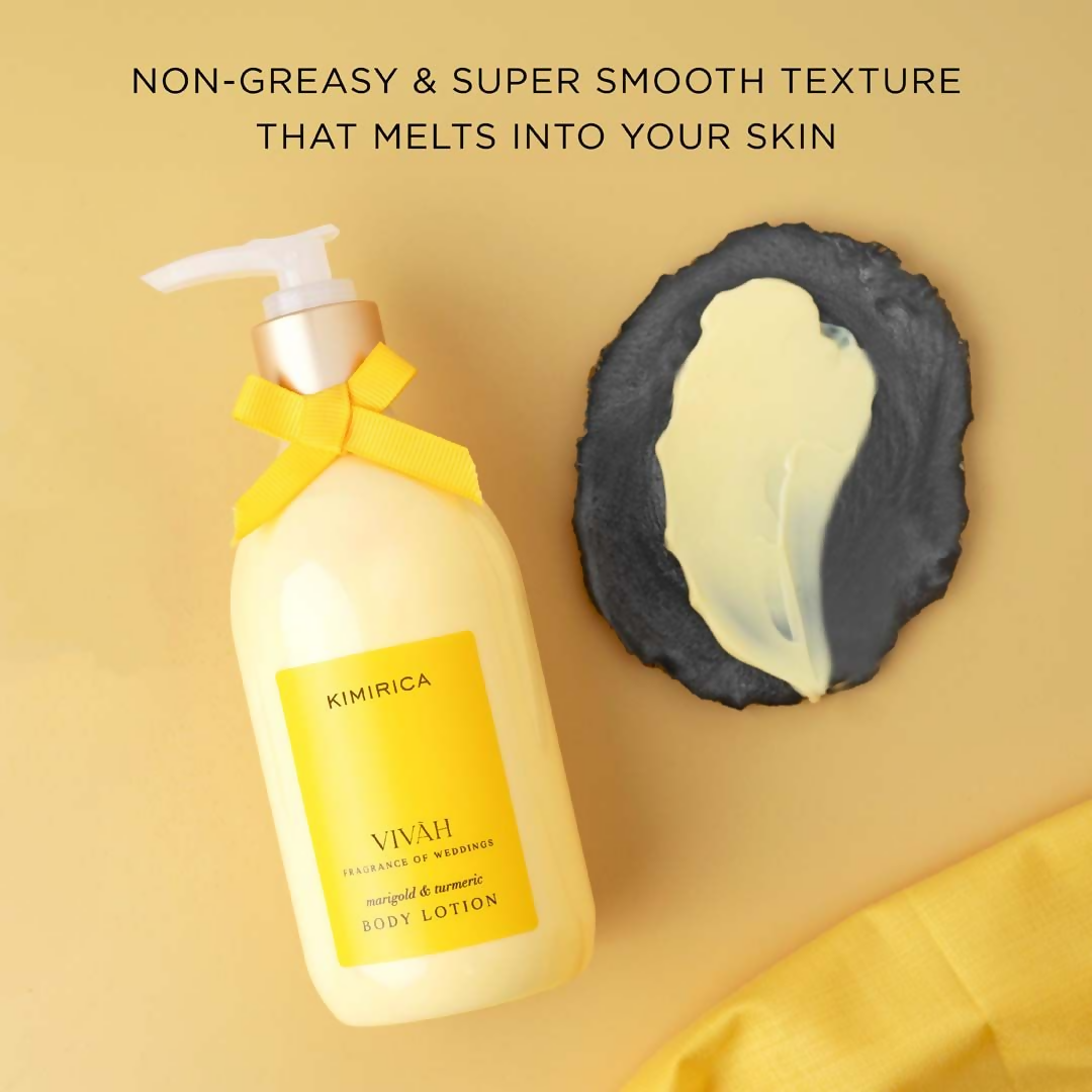 Kimirica Vivah Body Lotion Infused With Marigold And Turmeric | Grocsy