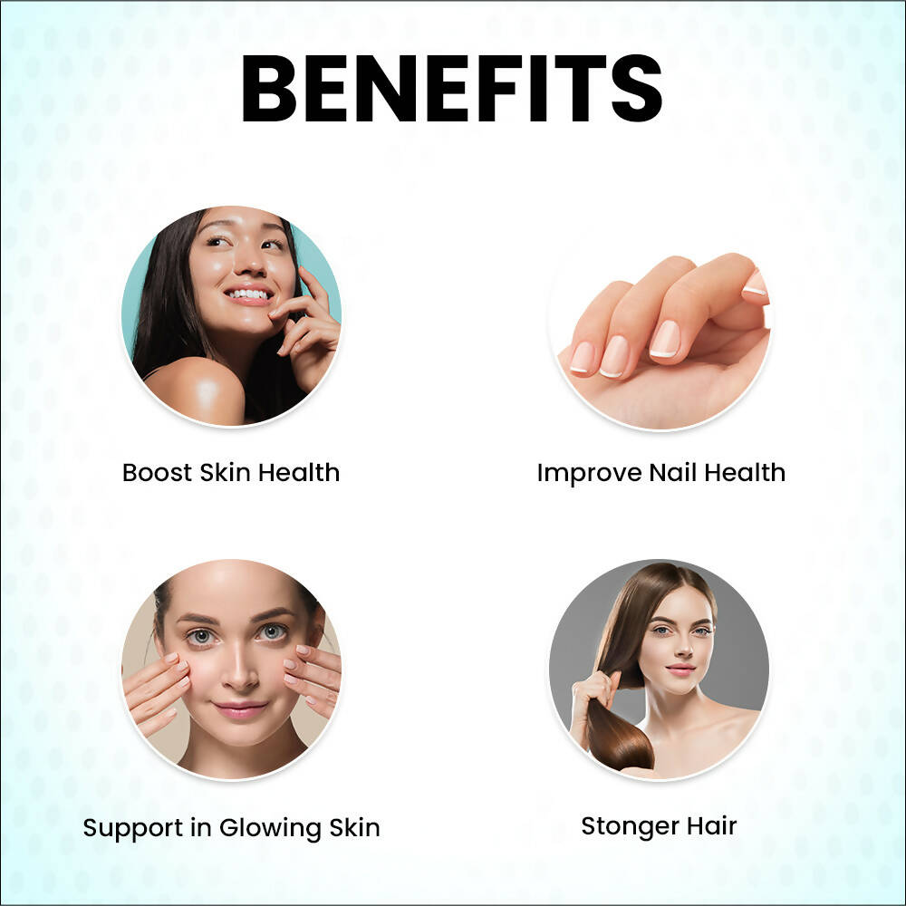 myUpchar Ayurveda Biotin+ Tablets | Grocsy