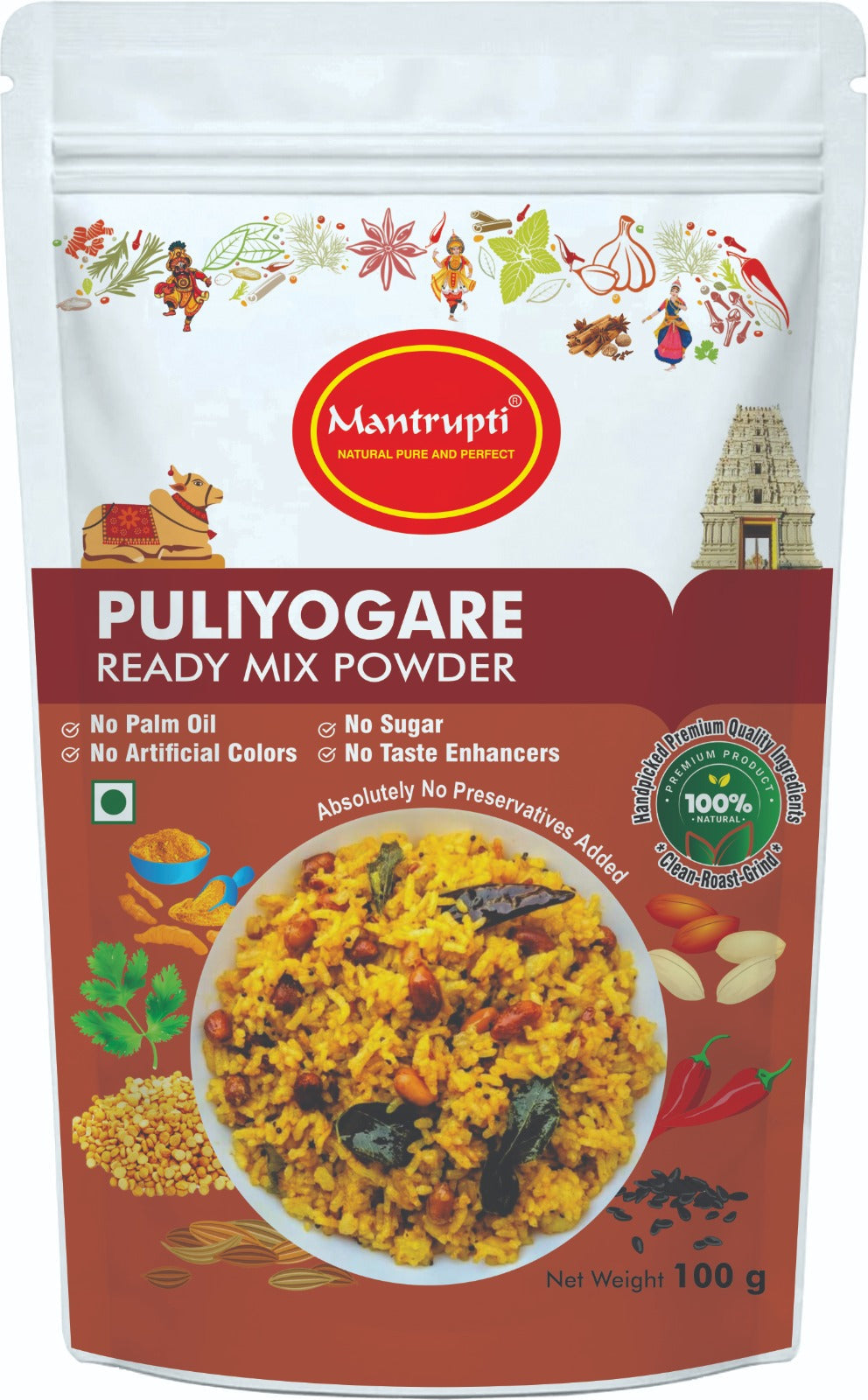 Mantrupti Puliyogare Powder | Grocsy