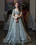 Jyoti Fashion Classy Grey Faux Georgette 3MM & 7MM Sequins Embroidery Lehenga Choli with Dupatta | Grocsy