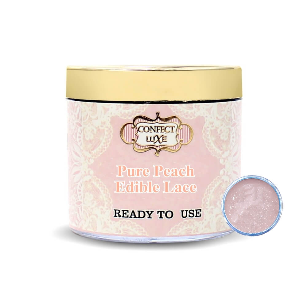 Confect Pure Peach | Edible Lace | Grocsy