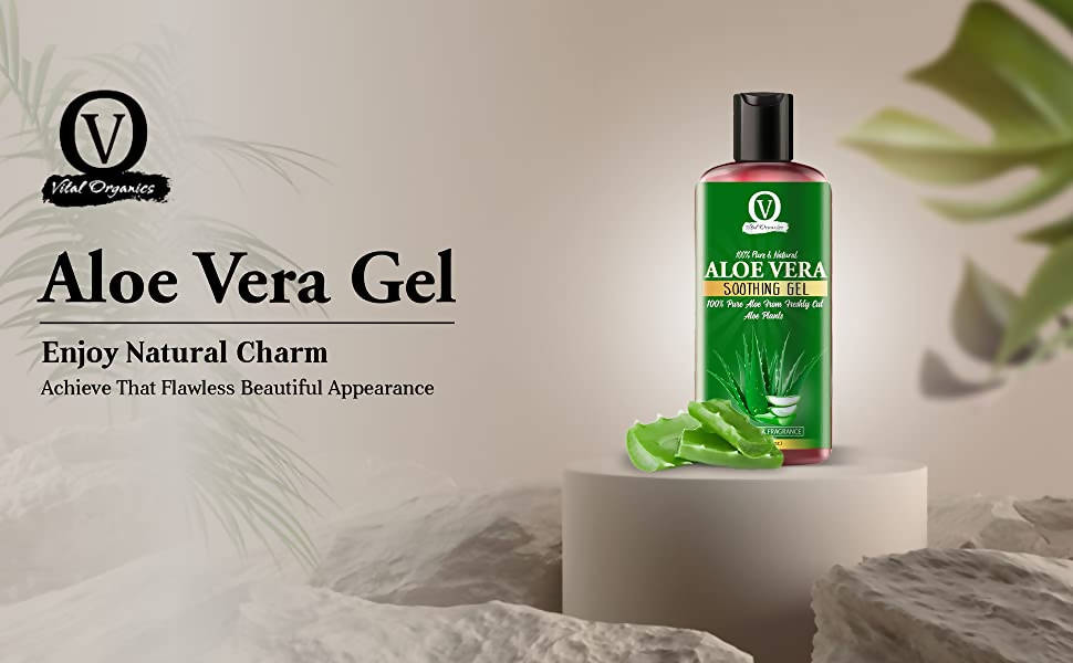 Vital Organics Aloe Vera Soothing Gel | Grocsy