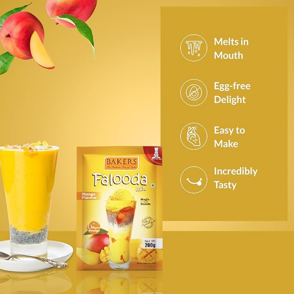 BAKERS Mango Flavored Falooda Mix | Grocsy
