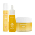 Aqualogica Bright Essentials Combo Sunscreen + Face Serum + Gel Moisturizer | Grocsy
