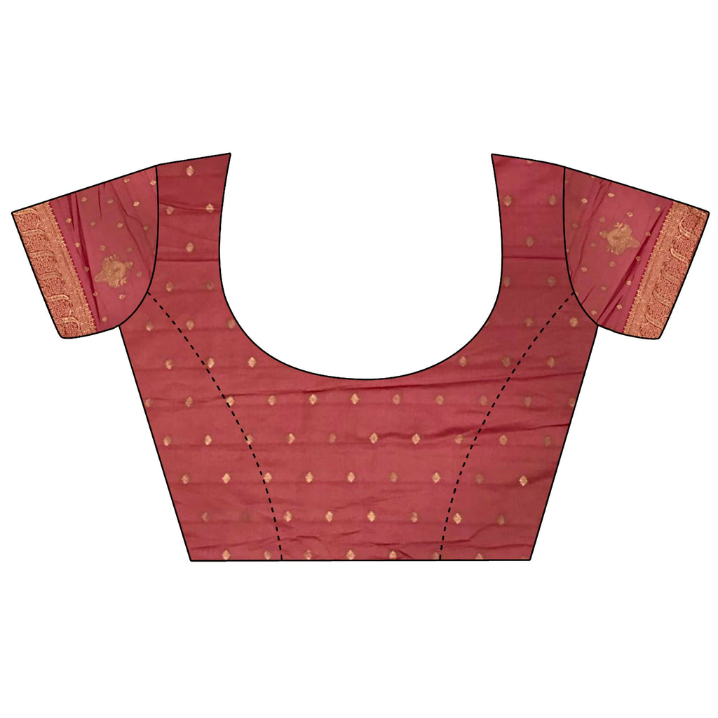 Joban Fashion Cream Banarasi Soft Silk Woven Saree | Grocsy