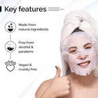 Pyoura Turmeric Infused Face Sheet Mask | Grocsy