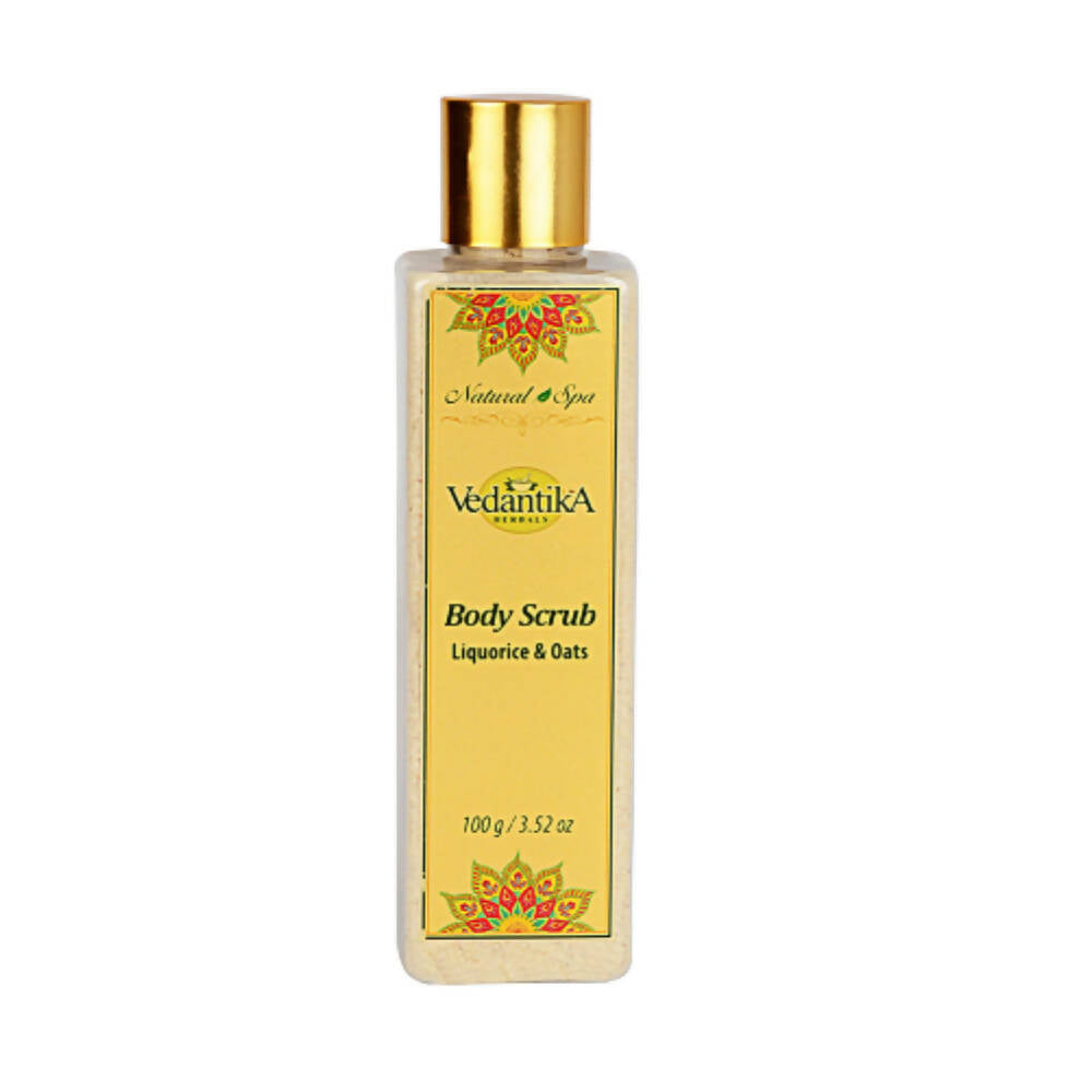 Vedantika Herbals Body Scrub (Liquorice & Oats) | Grocsy