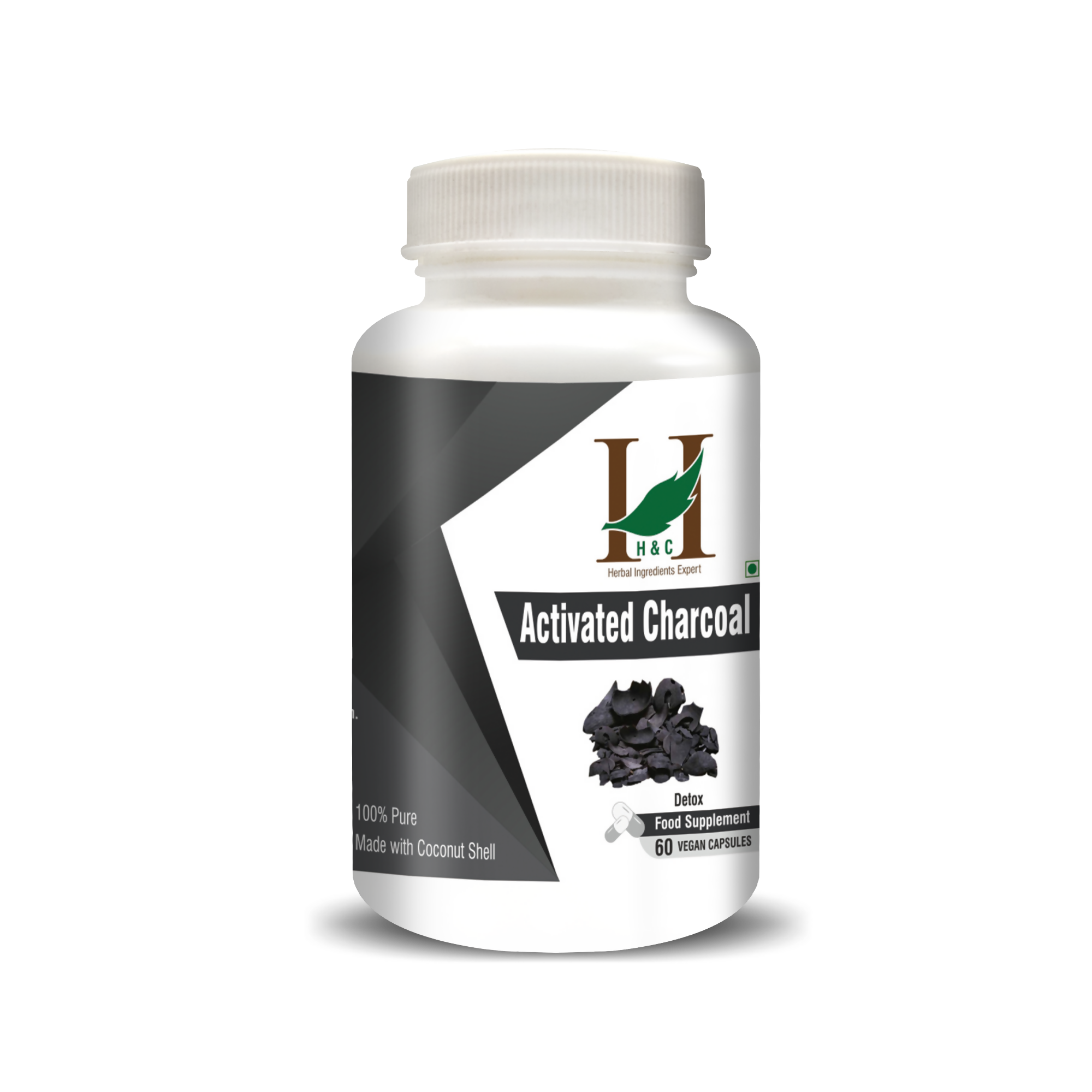 H&C Herbal Activated Charcoal Capsules