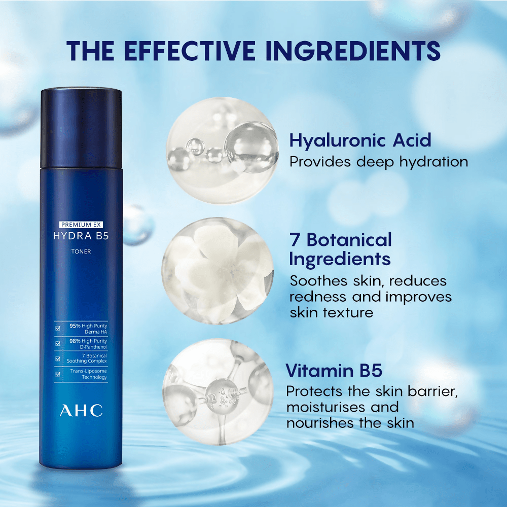 AHC Premium Ex Hydra B5 Toner - Korean skincare | Grocsy