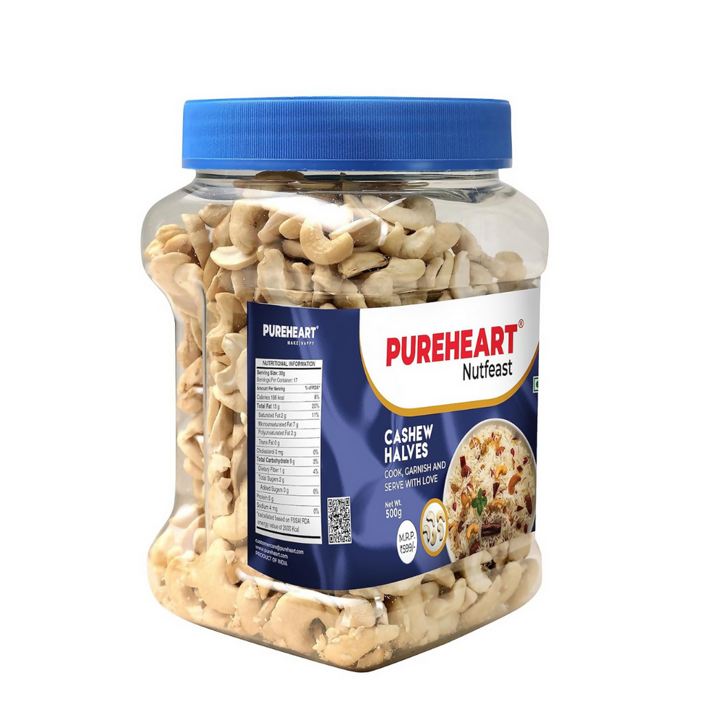 Pureheart Nutreat Split Cashew Halves | Grocsy