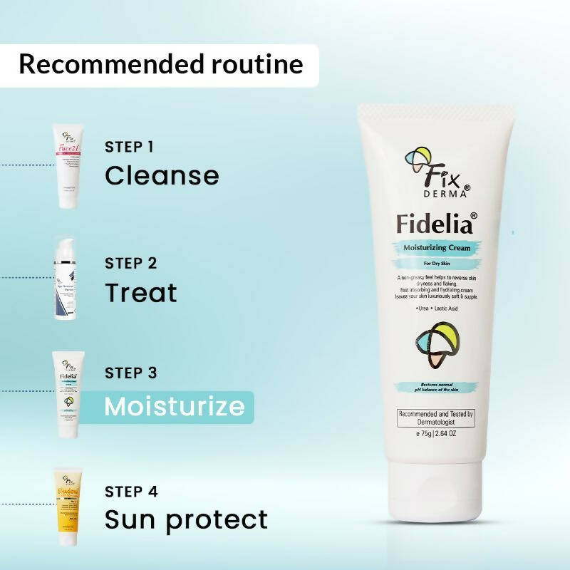 Fixderma Fidelia Moisturizing Cream For Dry Skin | Grocsy