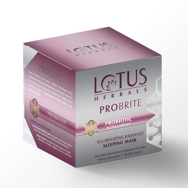 Lotus Herbals Probrite Illuminating Radiance Sleeping Mask | Grocsy