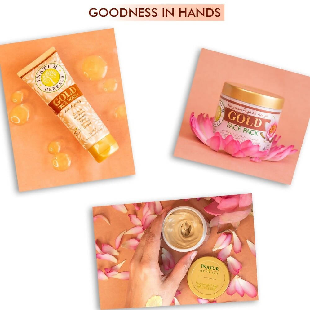 Inatur Gold Face Pack | Grocsy
