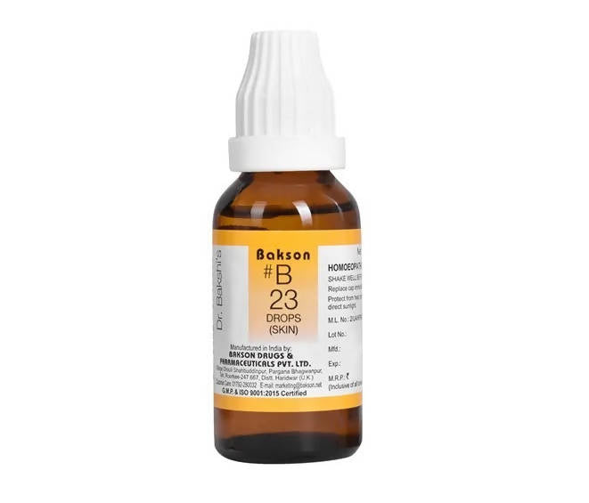Bakson's Homeopathy B23 Drops | Grocsy