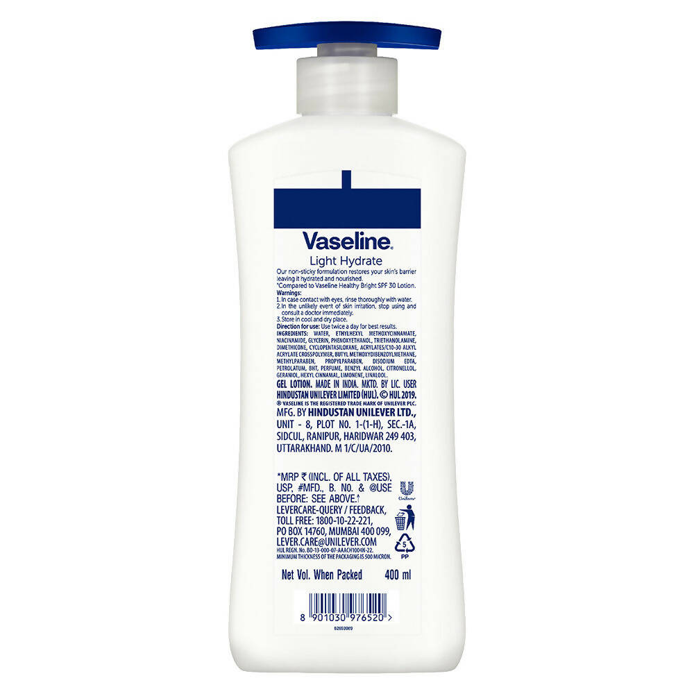 Vaseline Light Hydrate Serum In Lotion | Grocsy