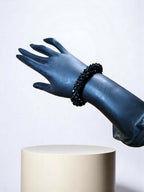Inhanns Unisex Crystal Bloom – Adjustable Crystal Bead Bracelets - Black | Grocsy