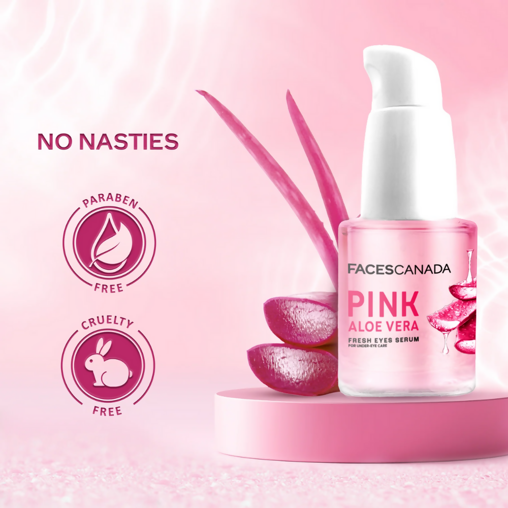 Faces Canada Pink Aloe Vera Fresh Eyes Serum | Grocsy