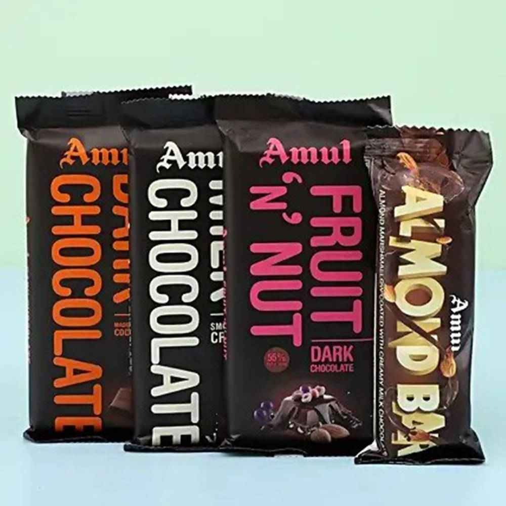 Festive Rakhi & Amul Chocolates Combo | Grocsy