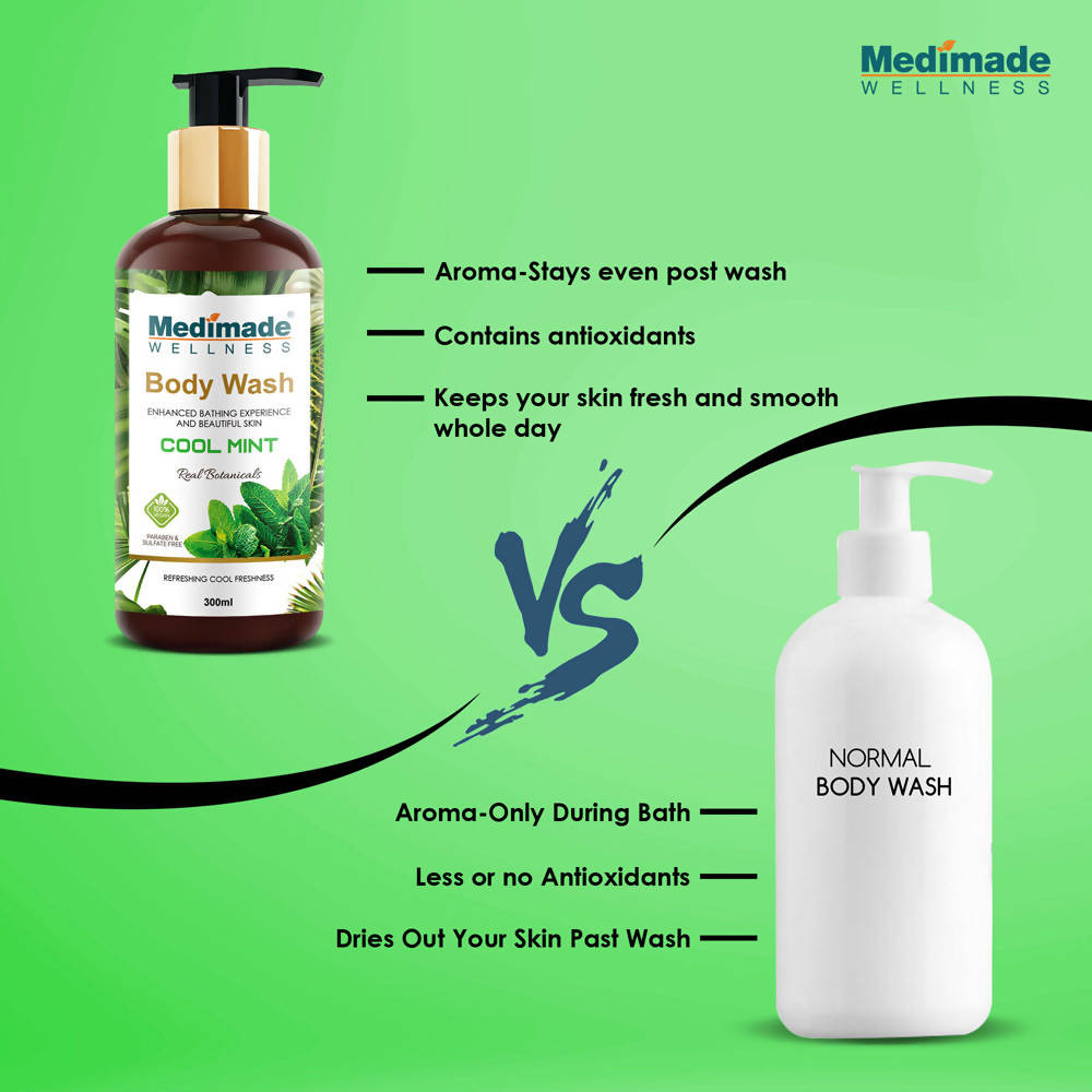 Medimade Wellness Cool Mint Body Wash | Grocsy