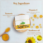 VI-JOHN Prakritik Vitamin C & Turmeric Face Pack Fades Dark Spots, 100% Natural Bio Actives | Grocsy