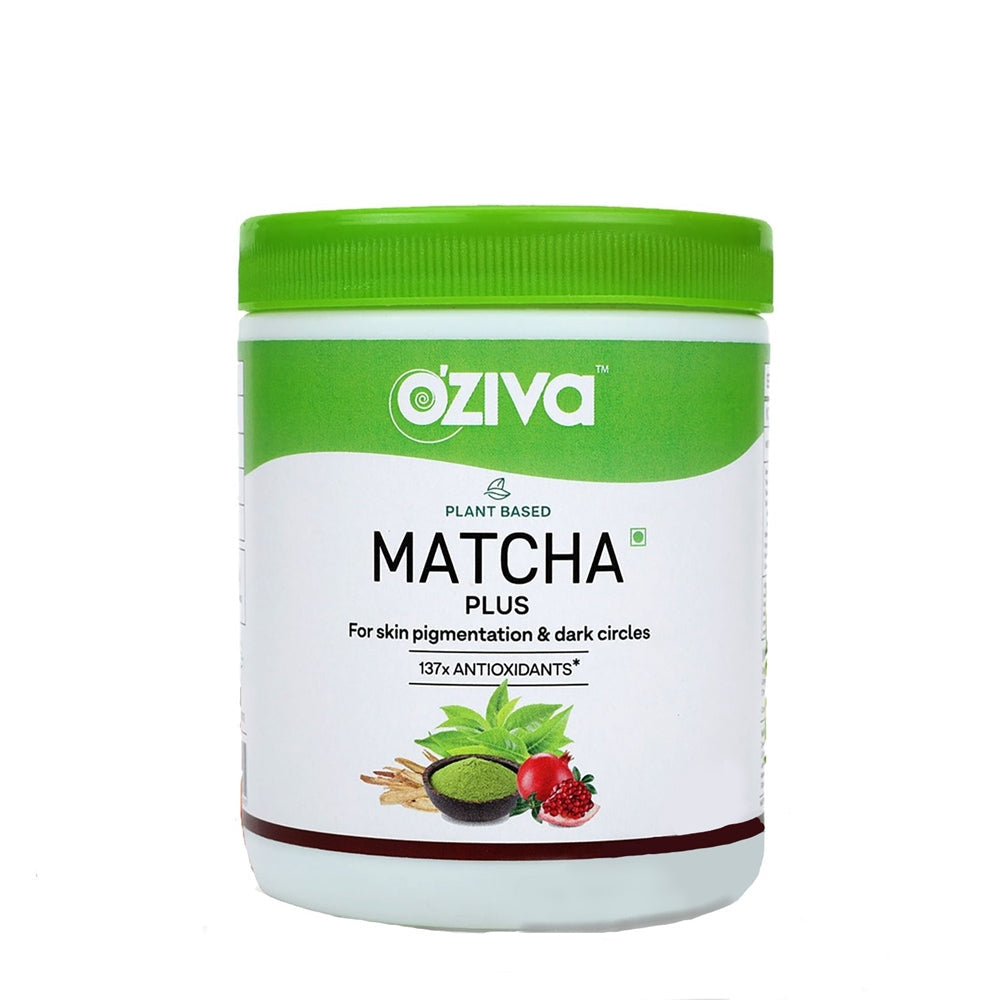 OZiva Plant Based Matcha Plus | Grocsy