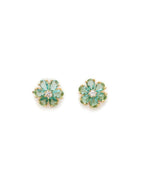 stone stud (mint green ) - Ruby Raang | Grocsy