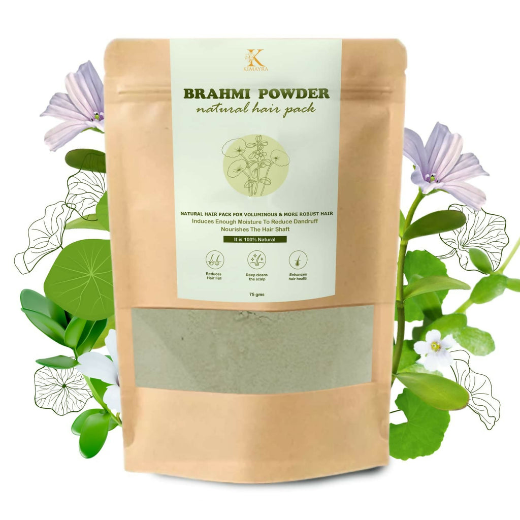 Kimayra Brahmi Powder For Hair Growth & Deep Cleans Scalp | Grocsy