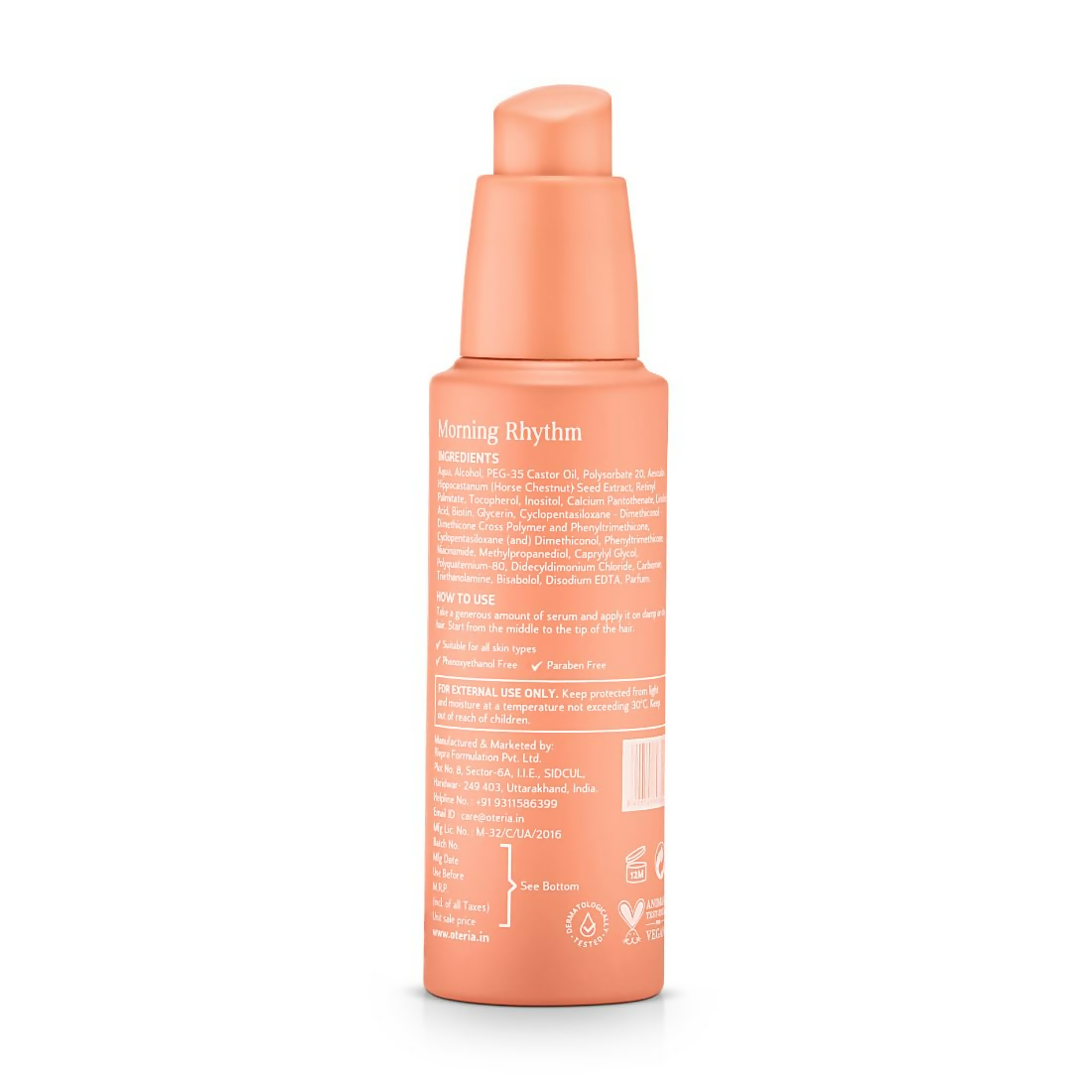 Oteria Go-To Hair Serum Premium Anti Frizz Hair Serum - Enriched with B-Vitamins & Niacinamide | Grocsy