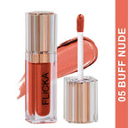 FLiCKA R U Ready Matte Finish liquid Lipstick Shade 05 Buff Nude | Grocsy